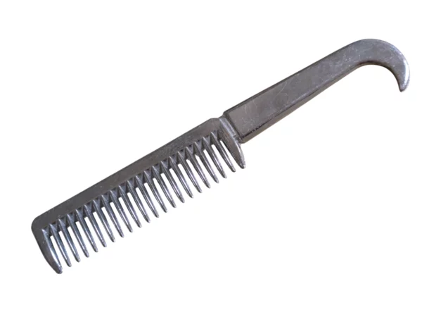 Metal Mane/Tail Comb with Hoof Pick